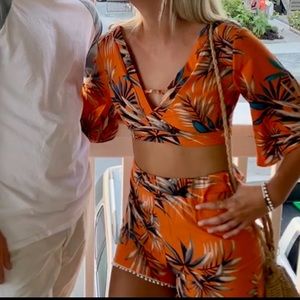 Two Piece Tropical Set